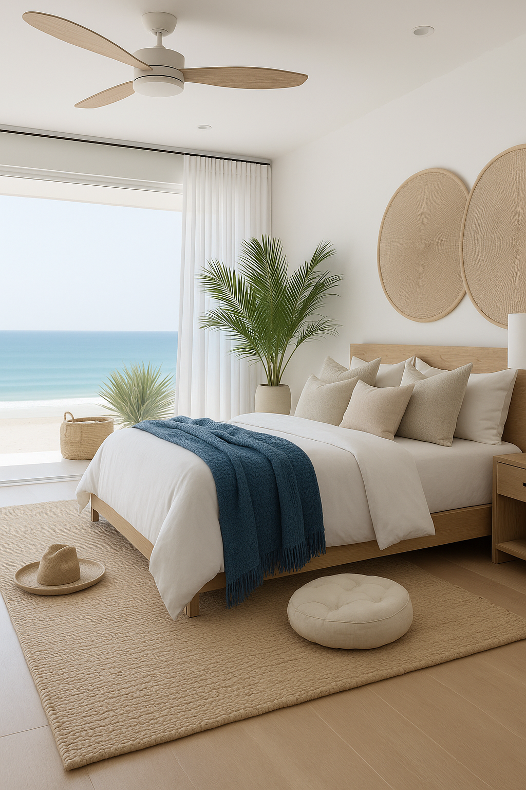 Is all about creating a relaxed, beachy vibe that feels light and airy. 