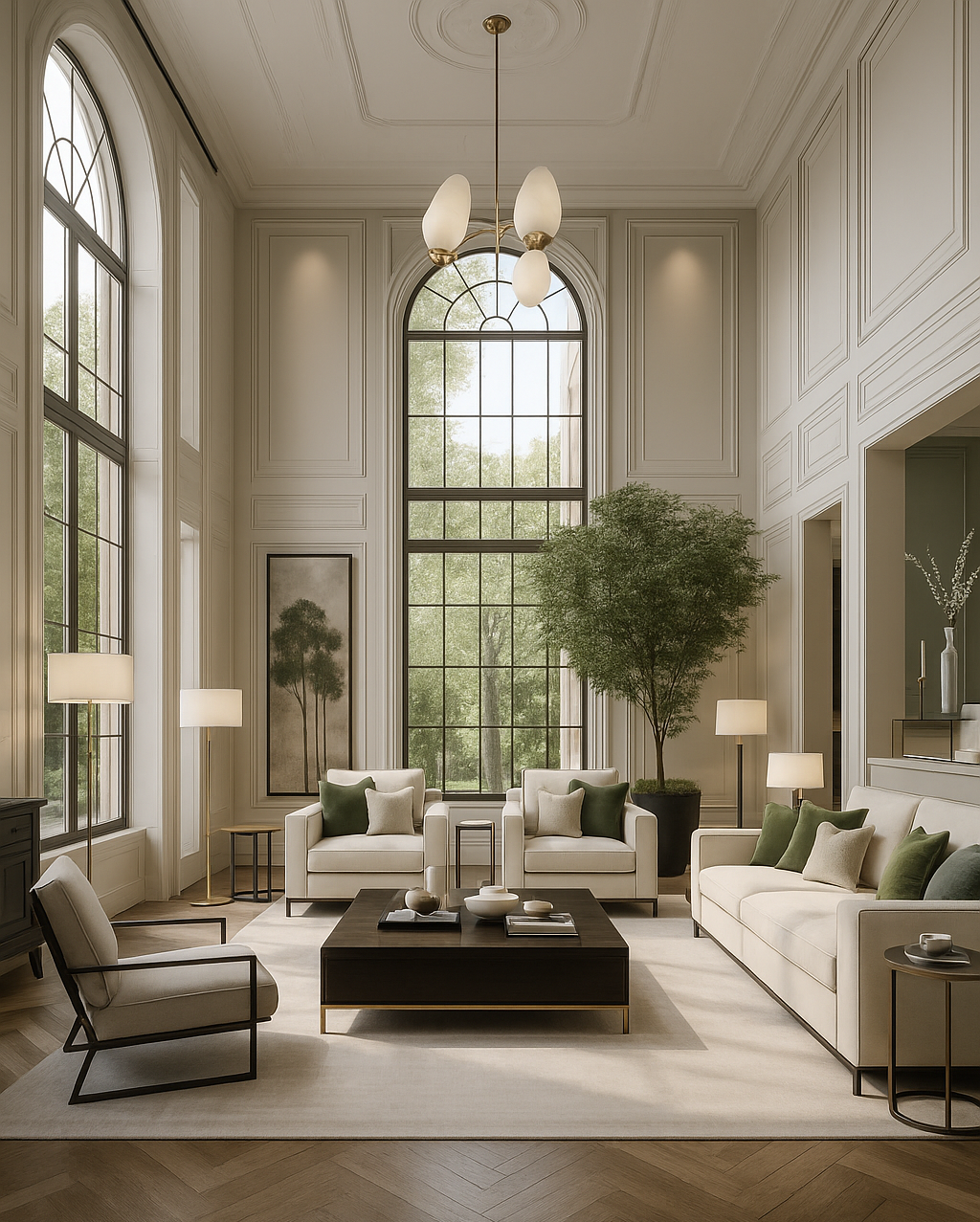 This style emphasizing simplicity and functionality with a wide range of materials. This style is always changing.
