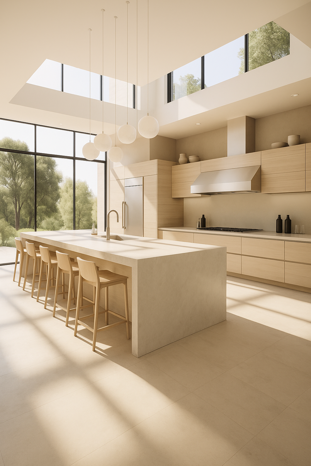 Is all about creating a sense of simplicity and order; sense of calm and tranquility.  This style often incorporates a limited color palette.