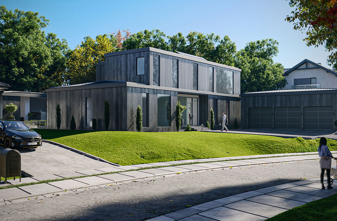 modern home design with neutral tones and marble surfaces design