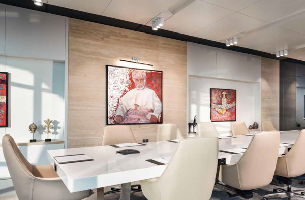 modern 2d design & drawings with neutral tones and marble surfaces design